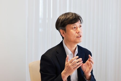 인터뷰하는 장병규 크래프톤 의장