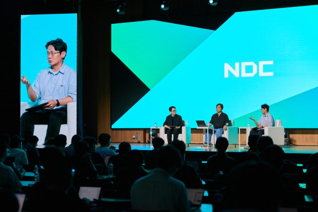 6월18일 경기 성남시 경기창조경제혁신센터에서 열린 'NDC 26' 대담 세션 현장