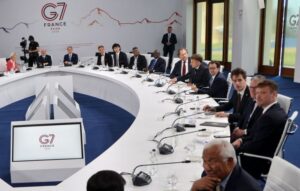 G7 정상회담 모습. AFP연합뉴스