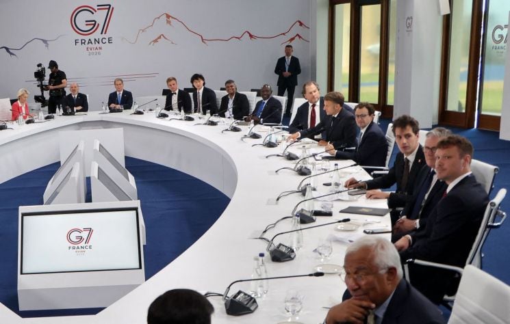 G7 정상회담 모습. AFP연합뉴스